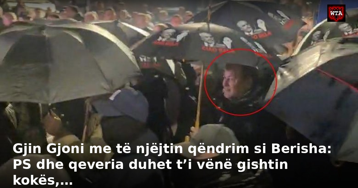 Gjin Gjoni me të njëjtin qëndrim si Berisha: PS dhe qeveria duhet t’i vënë gishtin kokës,…
