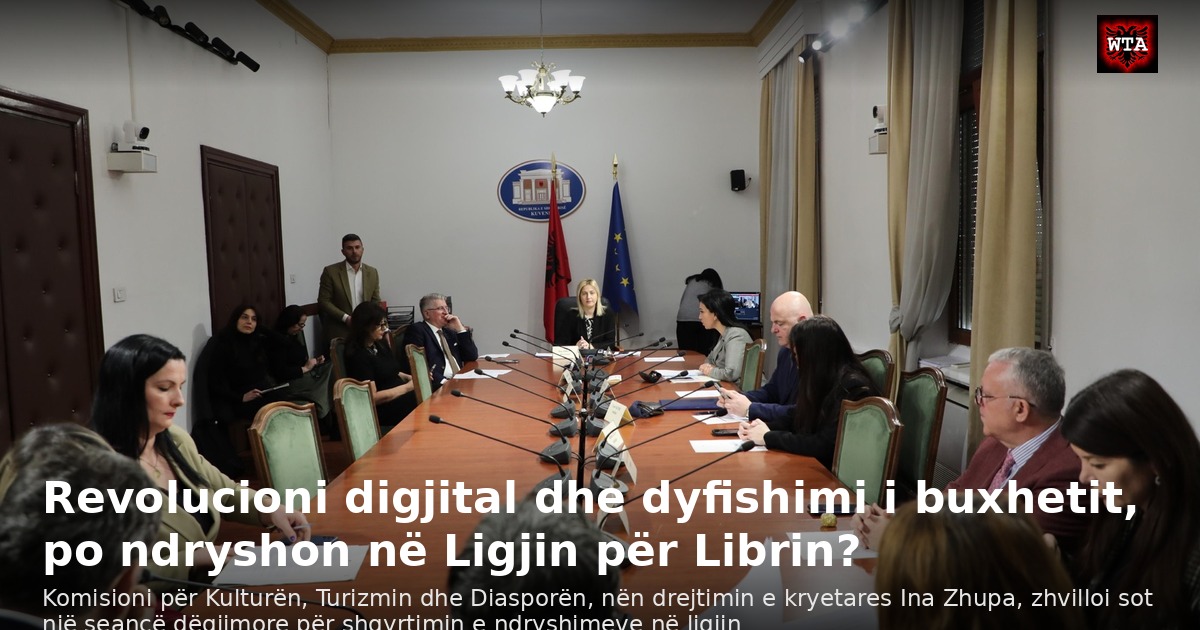 Revolucioni digjital dhe dyfishimi i buxhetit, po ndryshon në Ligjin për Librin?