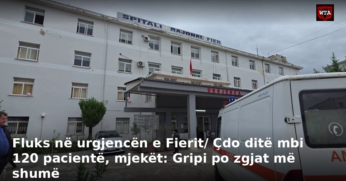 Fluks në urgjencën e Fierit/ Çdo ditë mbi 120 pacientë, mjekët: Gripi po zgjat më shumë