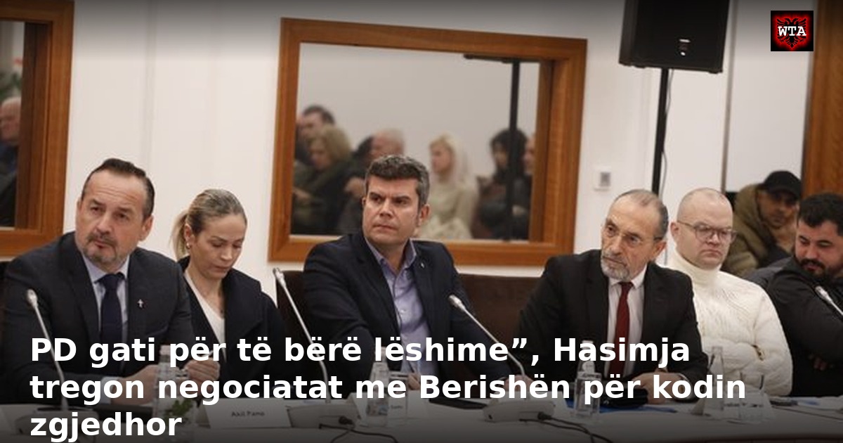 PD gati për të bërë lëshime”, Hasimja tregon negociatat me Berishën për kodin zgjedhor