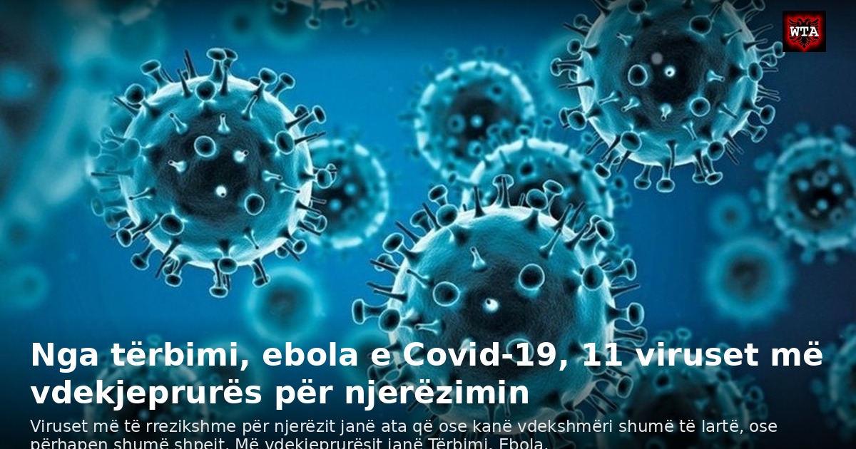Nga tërbimi, ebola e Covid-19, 11 viruset më vdekjeprurës për njerëzimin