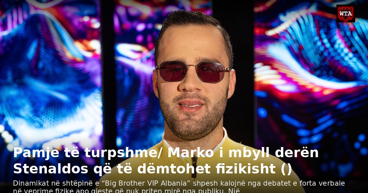 Pamje të turpshme/ Marko i mbyll derën Stenaldos që të dëmtohet fizikisht ()