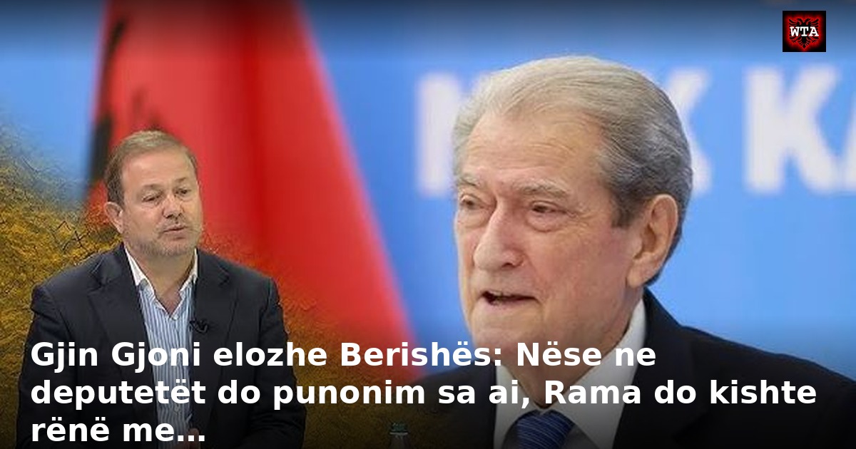 Gjin Gjoni elozhe Berishës: Nëse ne deputetët do punonim sa ai, Rama do kishte rënë me…