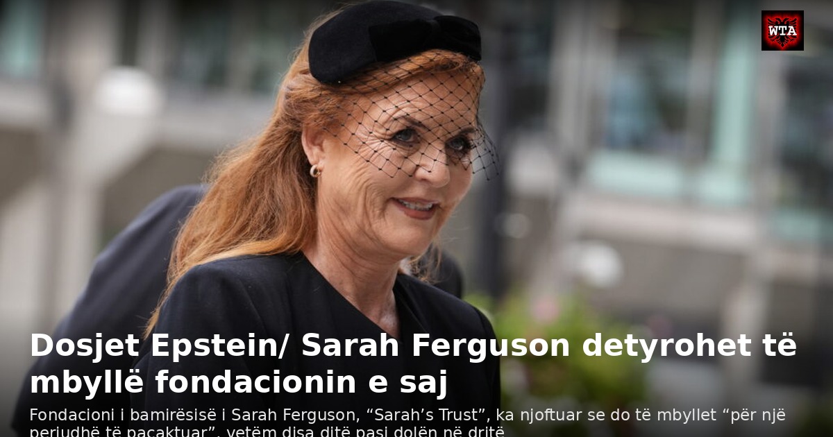 Dosjet Epstein/ Sarah Ferguson detyrohet të mbyllë fondacionin e saj