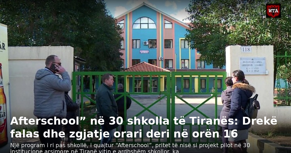 Afterschool” në 30 shkolla të Tiranës: Drekë falas dhe zgjatje orari deri në orën 16