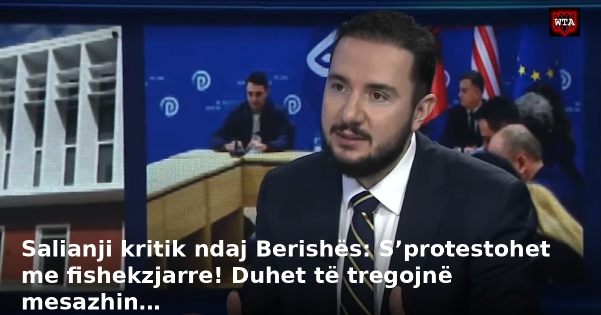 Salianji kritik ndaj Berishës: S’protestohet me fishekzjarre! Duhet të tregojnë mesazhin…