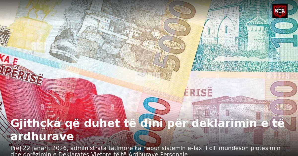 Gjithçka që duhet të dini për deklarimin e të ardhurave