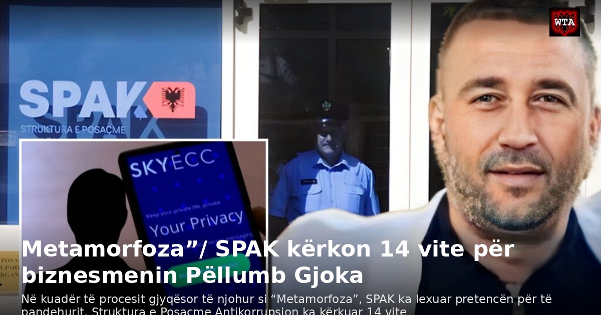 Metamorfoza”/ SPAK kërkon 14 vite për biznesmenin Pëllumb Gjoka