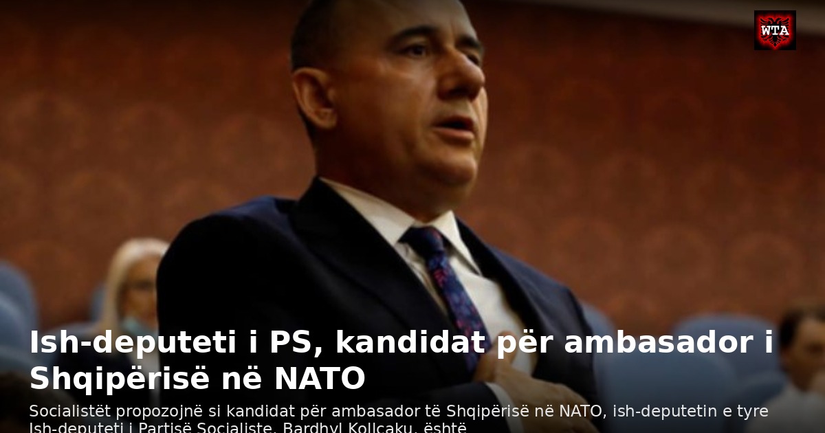 Ish-deputeti i PS, kandidat për ambasador i Shqipërisë në NATO