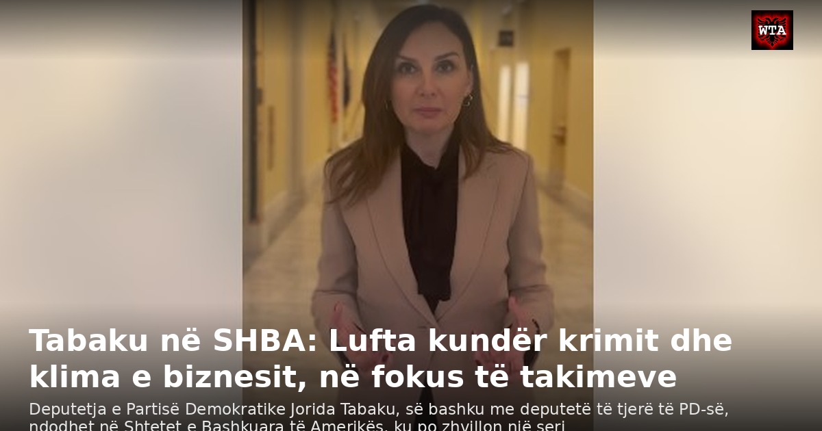 Tabaku në SHBA: Lufta kundër krimit dhe klima e biznesit, në fokus të takimeve
