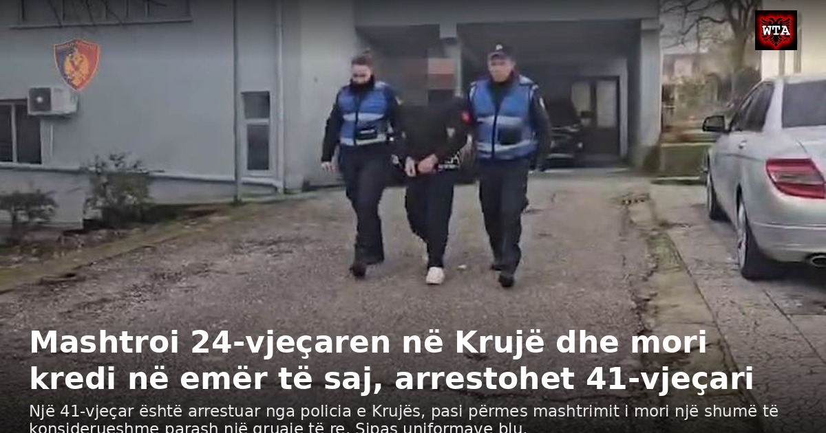 Mashtroi 24-vjeçaren në Krujë dhe mori kredi në emër të saj, arrestohet 41-vjeçari