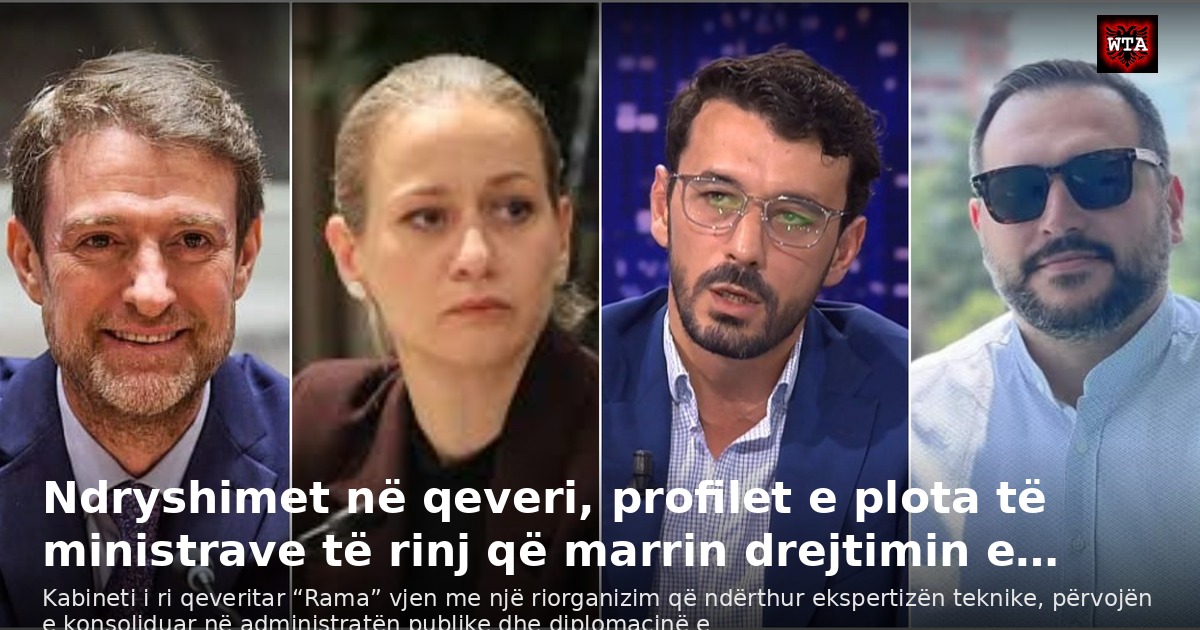 Ndryshimet në qeveri, profilet e plota të ministrave të rinj që marrin drejtimin e…