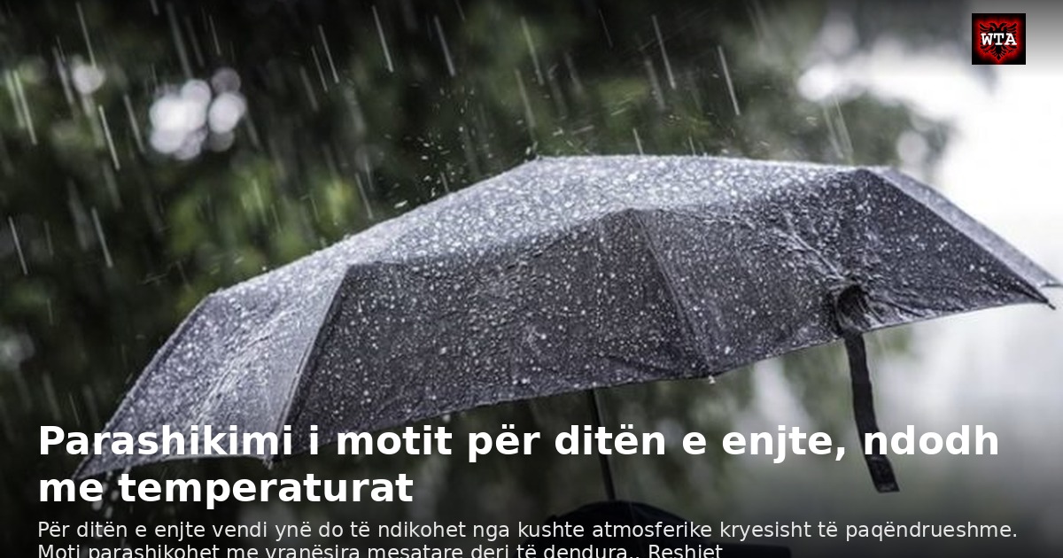 Parashikimi i motit për ditën e enjte, ndodh me temperaturat