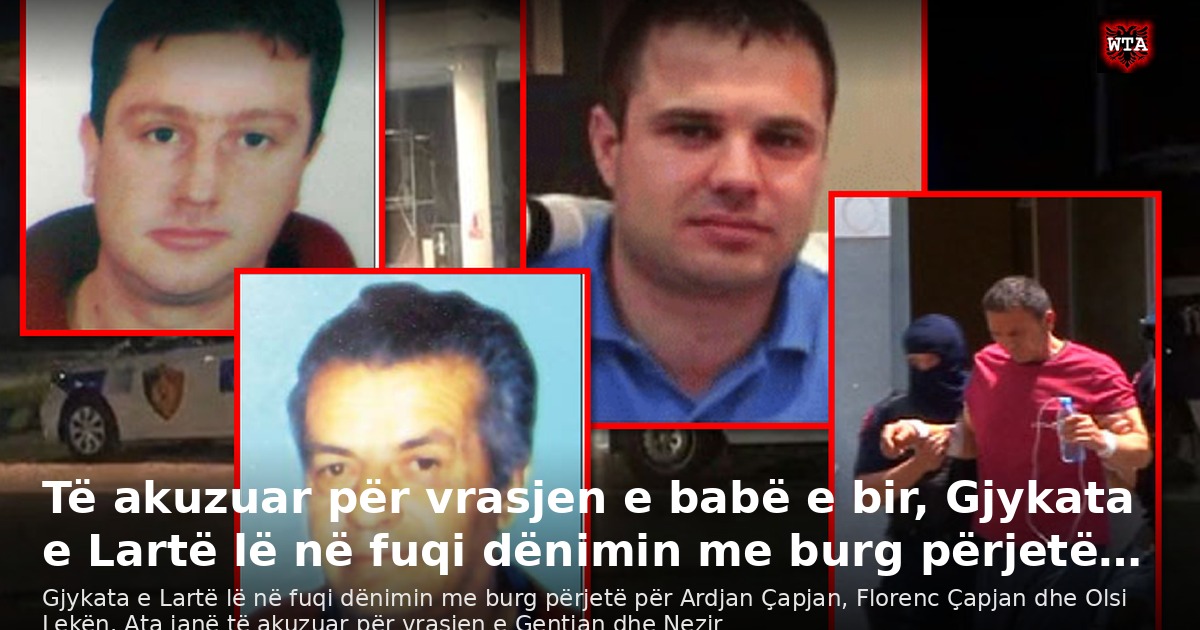 Të akuzuar për vrasjen e babë e bir, Gjykata e Lartë lë në fuqi dënimin me burg përjetë…