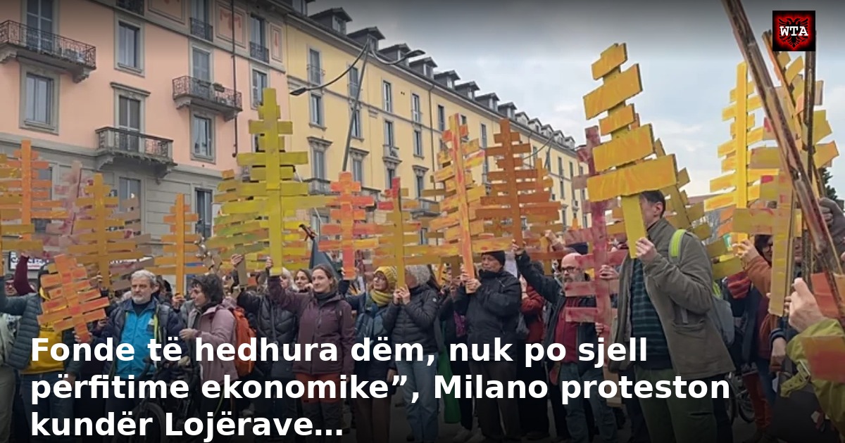 Fonde të hedhura dëm, nuk po sjell përfitime ekonomike”, Milano proteston kundër Lojërave…