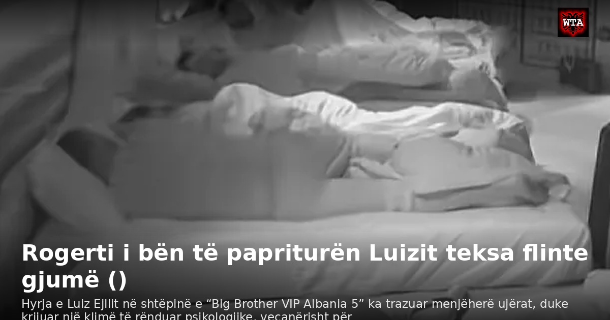 Rogerti i bën të papriturën Luizit teksa flinte gjumë ()