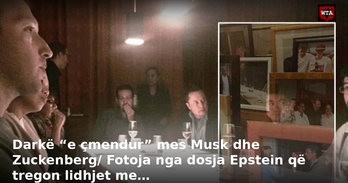 Darkë “e çmendur” mes Musk dhe Zuckenberg/ Fotoja nga dosja Epstein që tregon lidhjet me…