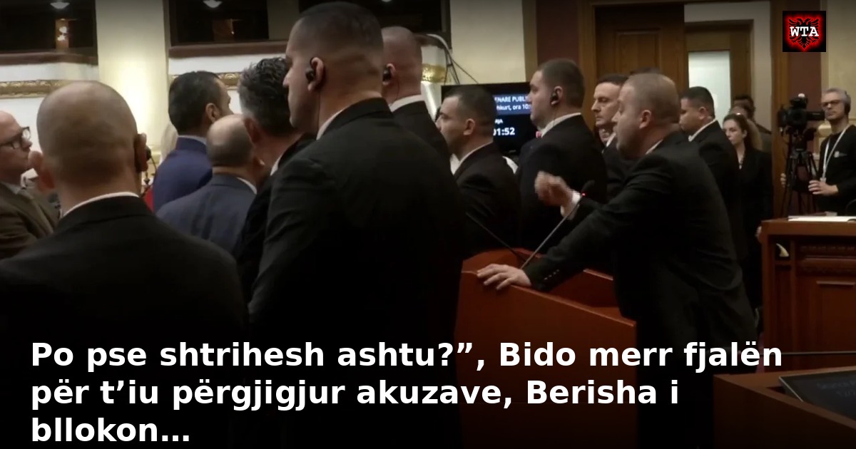 Po pse shtrihesh ashtu?”, Bido merr fjalën për t’iu përgjigjur akuzave, Berisha i bllokon…