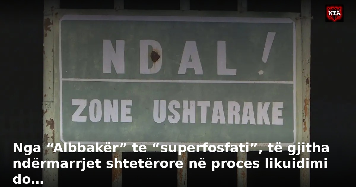 Nga “Albbakër” te “superfosfati”, të gjitha ndërmarrjet shtetërore në proces likuidimi do…