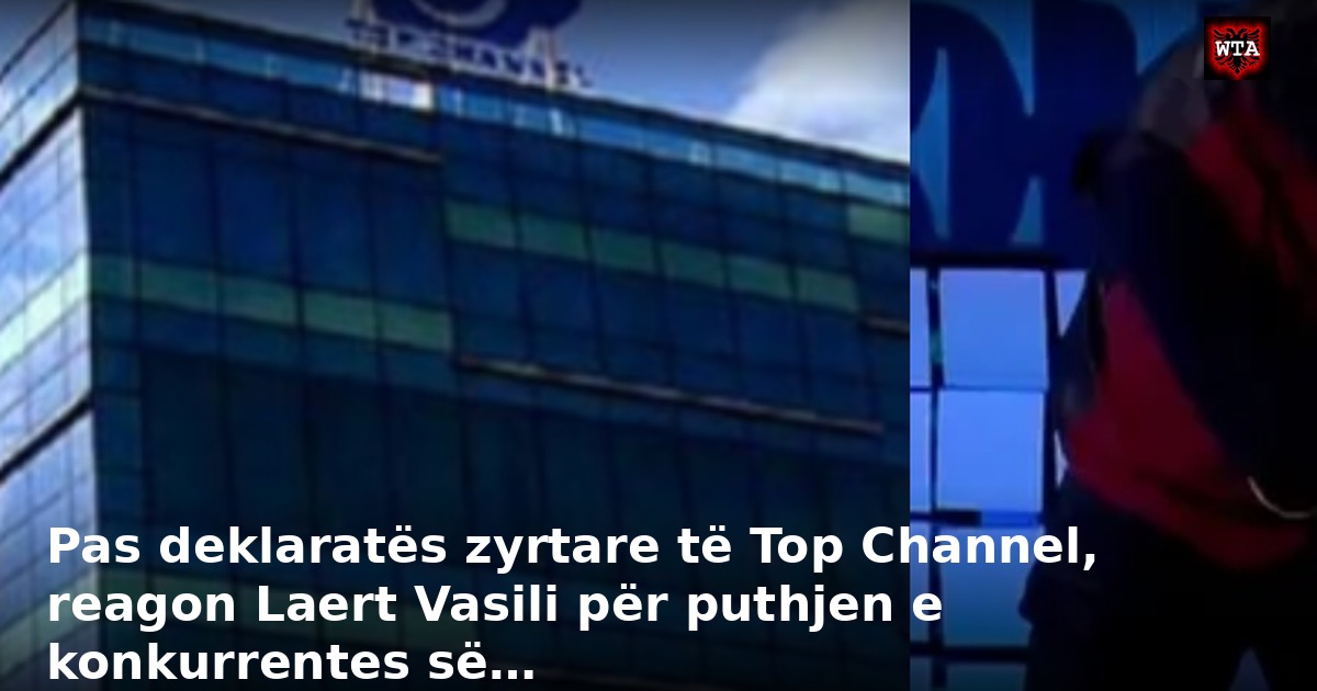 Pas deklaratës zyrtare të Top Channel, reagon Laert Vasili për puthjen e konkurrentes së…
