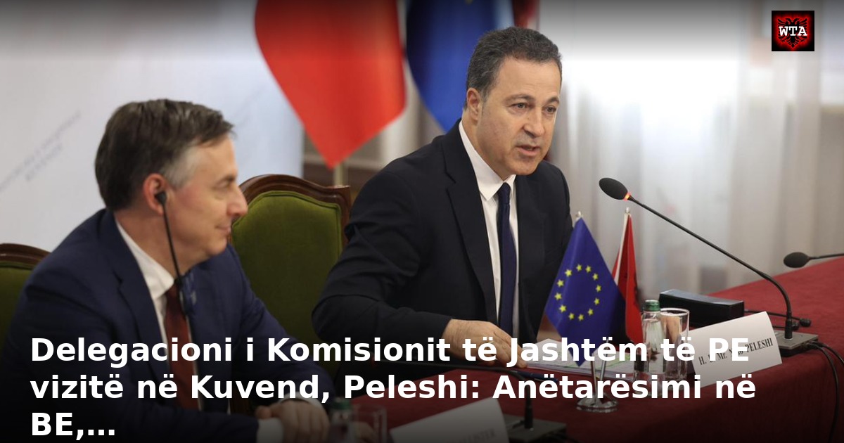 Delegacioni i Komisionit të Jashtëm të PE vizitë në Kuvend, Peleshi: Anëtarësimi në BE,…