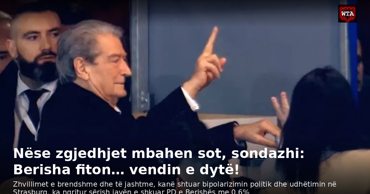 Nëse zgjedhjet mbahen sot, sondazhi: Berisha fiton… vendin e dytë!