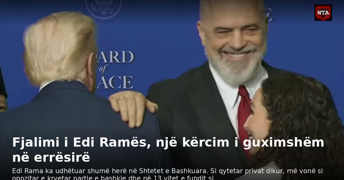 Fjalimi i Edi Ramës, një kërcim i guximshëm në errësirë