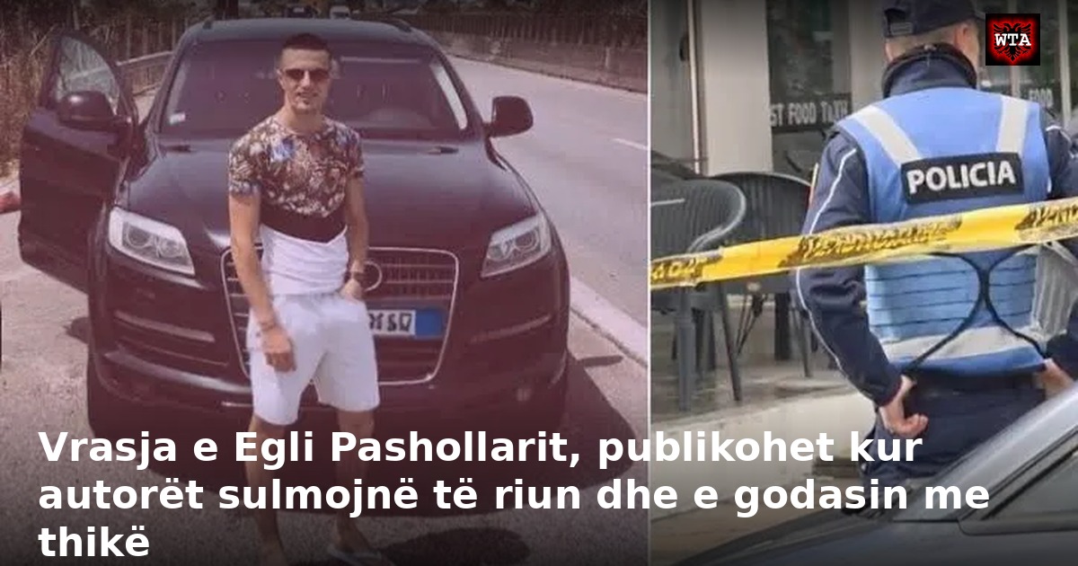 Vrasja e Egli Pashollarit, publikohet kur autorët sulmojnë të riun dhe e godasin me thikë