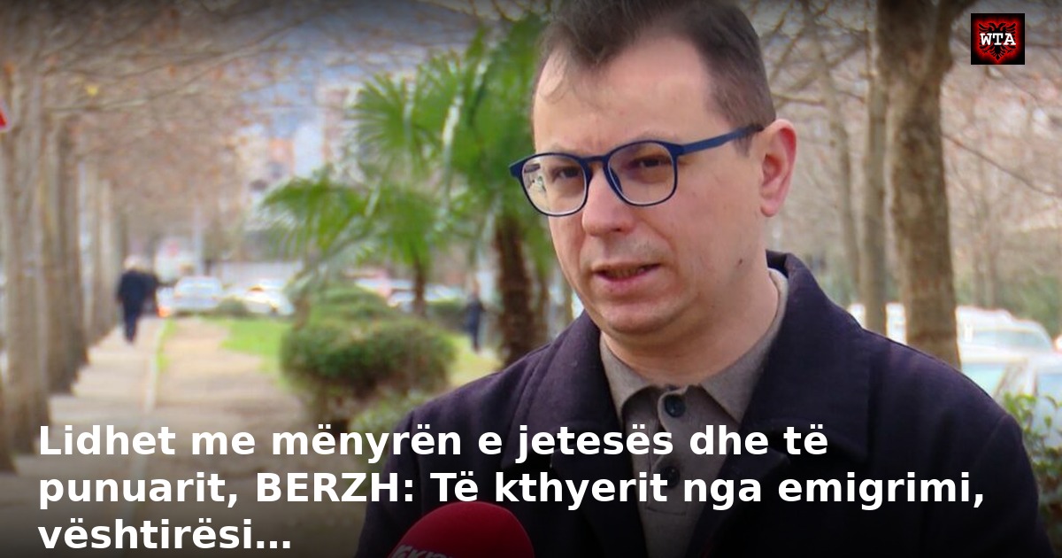 Lidhet me mënyrën e jetesës dhe të punuarit, BERZH: Të kthyerit nga emigrimi, vështirësi…