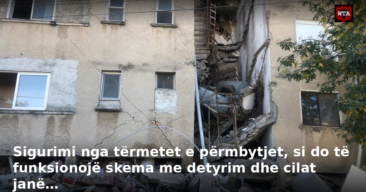 Sigurimi nga tërmetet e përmbytjet, si do të funksionojë skema me detyrim dhe cilat janë…