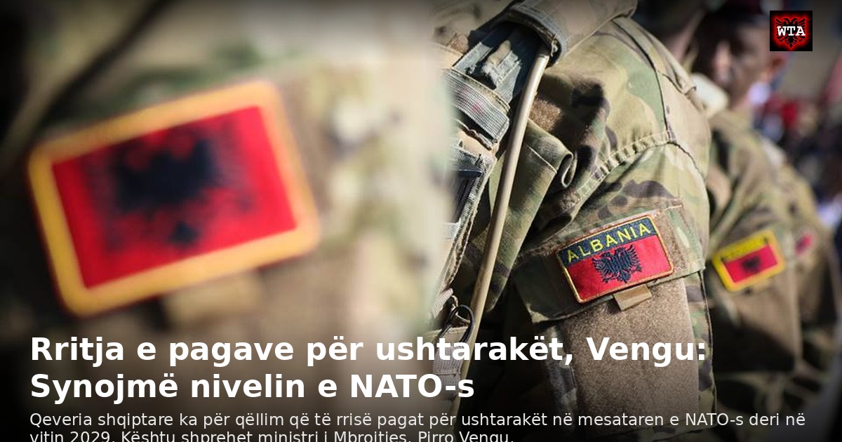 Rritja e pagave për ushtarakët, Vengu: Synojmë nivelin e NATO-s