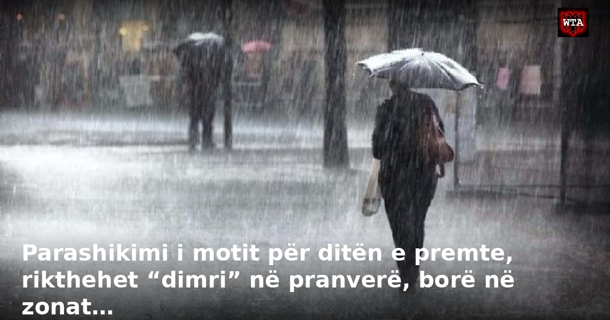 Parashikimi i motit për ditën e premte, rikthehet “dimri” në pranverë, borë në zonat…