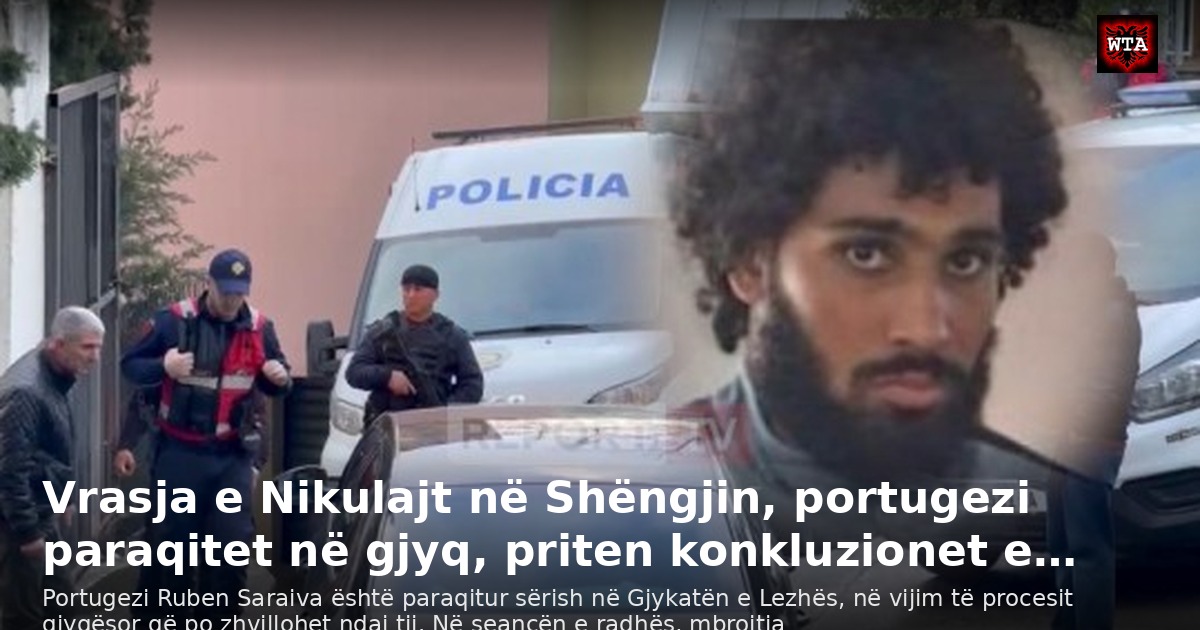 Vrasja e Nikulajt në Shëngjin, portugezi paraqitet në gjyq, priten konkluzionet e…