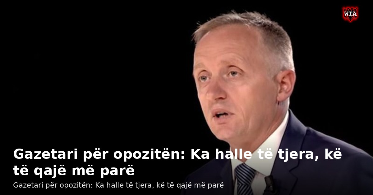 Gazetari për opozitën: Ka halle të tjera, kë të qajë më parë