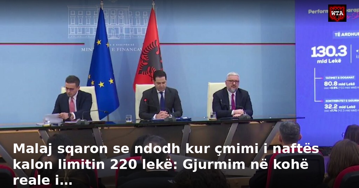 Malaj sqaron se ndodh kur çmimi i naftës kalon limitin 220 lekë: Gjurmim në kohë reale i…
