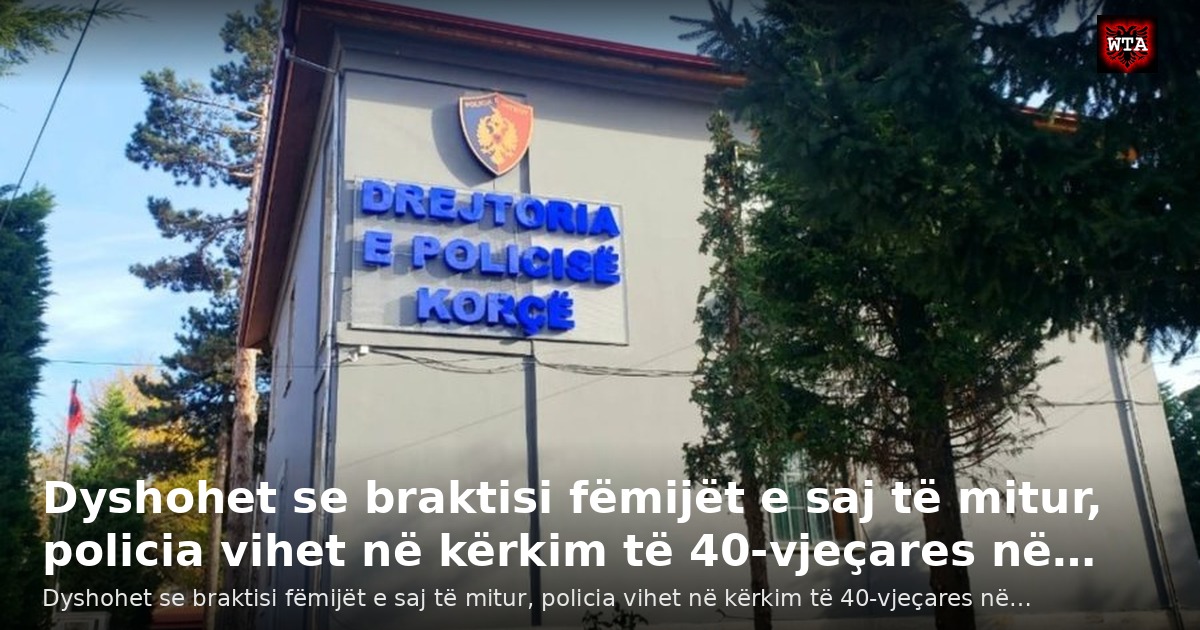 Dyshohet se braktisi fëmijët e saj të mitur, policia vihet në kërkim të 40-vjeçares në…