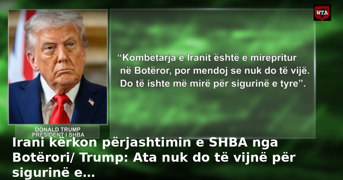 Irani kërkon përjashtimin e SHBA nga Botërori/ Trump: Ata nuk do të vijnë për sigurinë e…
