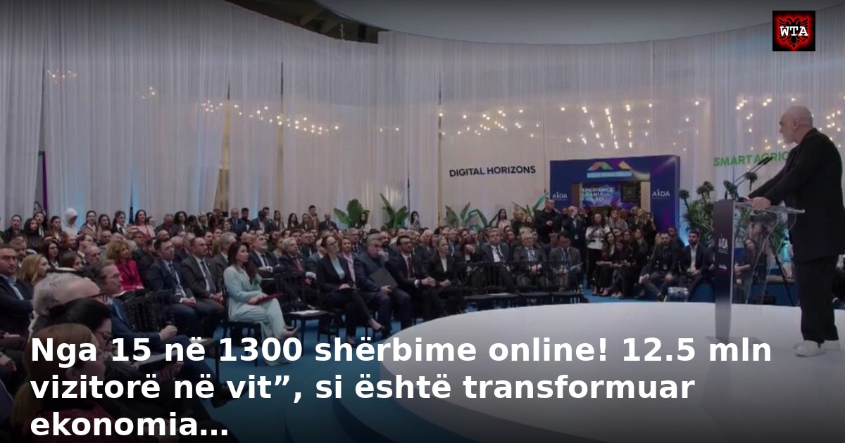 Nga 15 në 1300 shërbime online! 12.5 mln vizitorë në vit”, si është transformuar ekonomia…