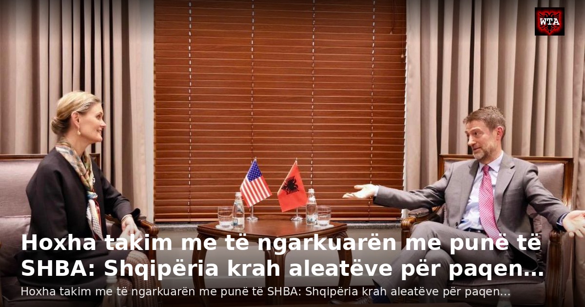 Hoxha takim me të ngarkuarën me punë të SHBA: Shqipëria krah aleatëve për paqen…