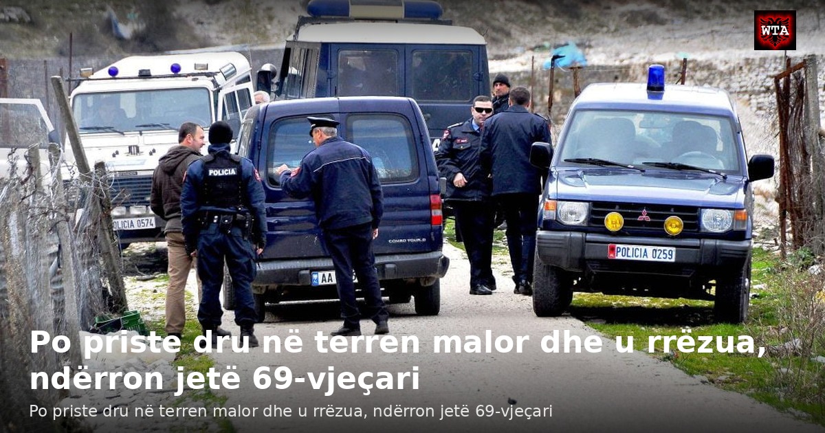 Po priste dru në terren malor dhe u rrëzua, ndërron jetë 69-vjeçari