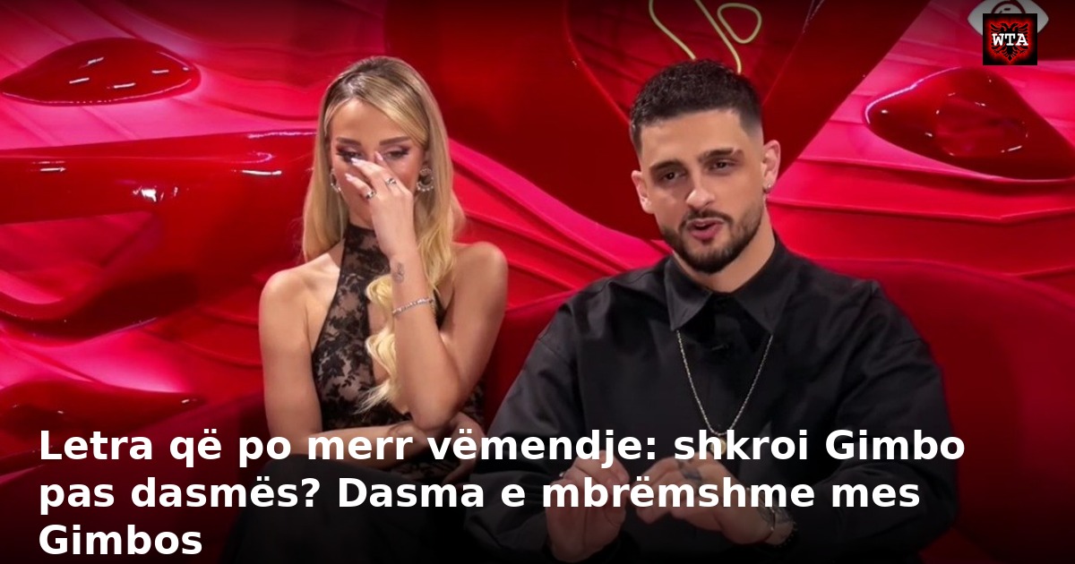 Letra që po merr vëmendje: shkroi Gimbo pas dasmës? Dasma e mbrëmshme mes Gimbos