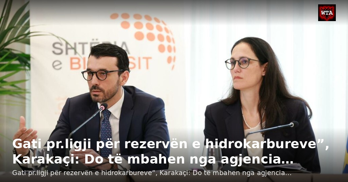 Gati pr.ligji për rezervën e hidrokarbureve”, Karakaçi: Do të mbahen nga agjencia…