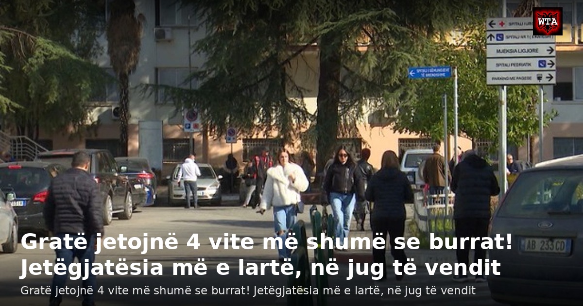 Gratë jetojnë 4 vite më shumë se burrat! Jetëgjatësia më e lartë, në jug të vendit