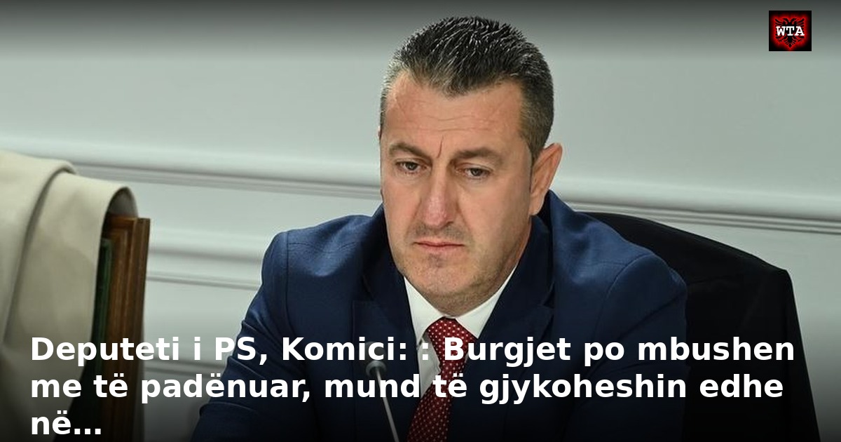 Deputeti i PS, Komici: : Burgjet po mbushen me të padënuar, mund të gjykoheshin edhe në…