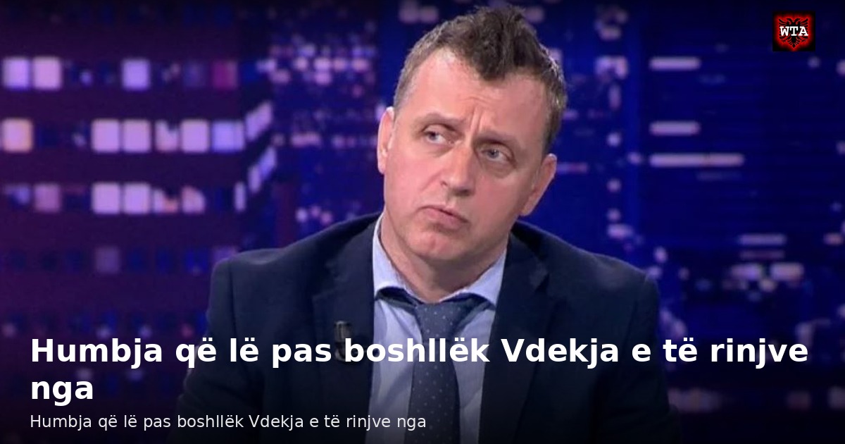 Humbja që lë pas boshllëk Vdekja e të rinjve nga