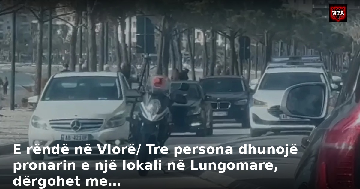 E rëndë në Vlorë/ Tre persona dhunojë pronarin e një lokali në Lungomare, dërgohet me…