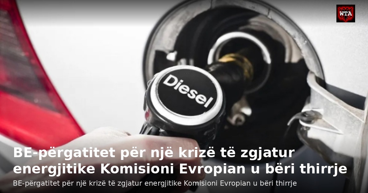 BE-përgatitet për një krizë të zgjatur energjitike Komisioni Evropian u bëri thirrje