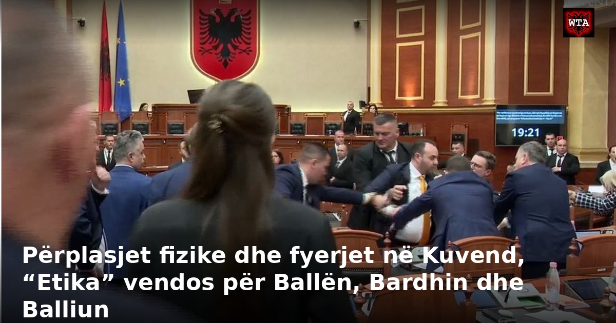 Përplasjet fizike dhe fyerjet në Kuvend, “Etika” vendos për Ballën, Bardhin dhe Balliun