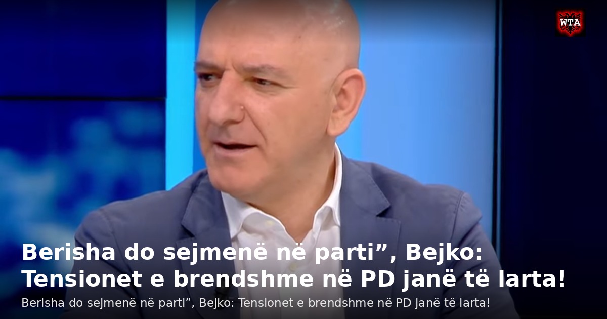 Berisha do sejmenë në parti”, Bejko: Tensionet e brendshme në PD janë të larta!