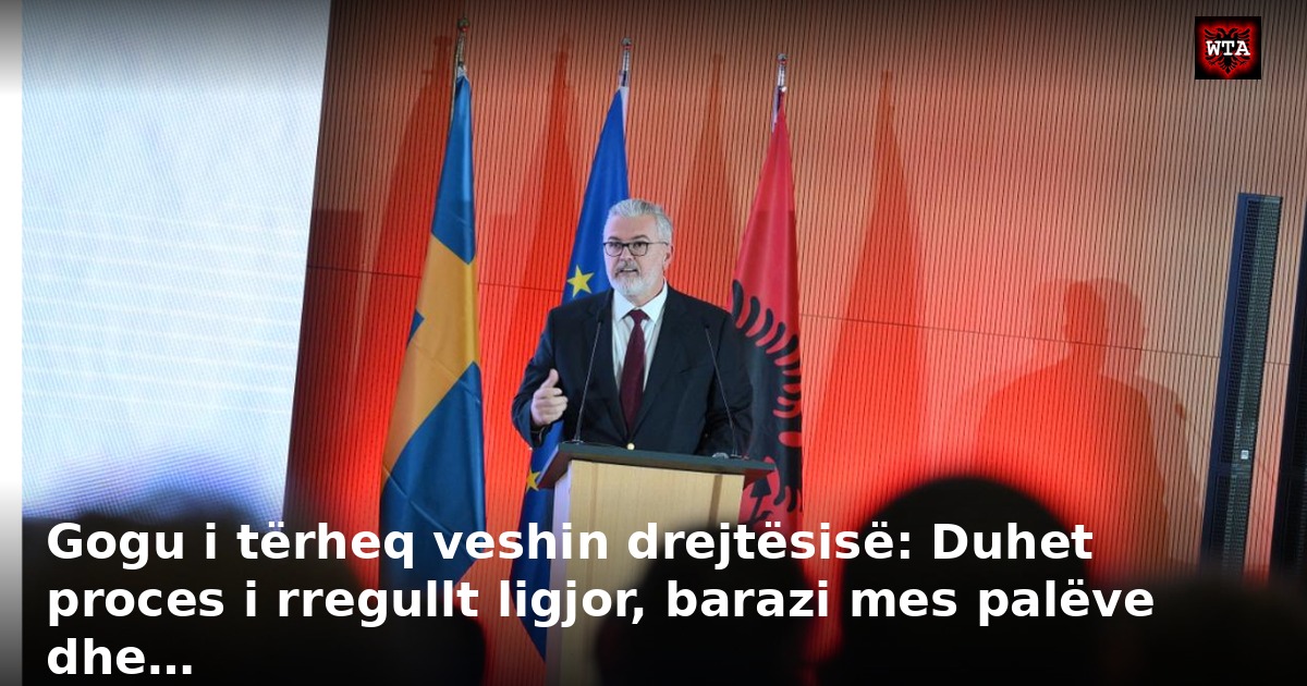 Gogu i tërheq veshin drejtësisë: Duhet proces i rregullt ligjor, barazi mes palëve dhe…